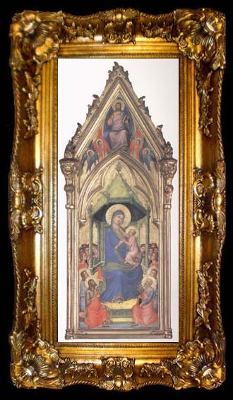 framed  Ambrogio Lorenzetti the charity of  Nicholas of Bari (mk05), ta009-2